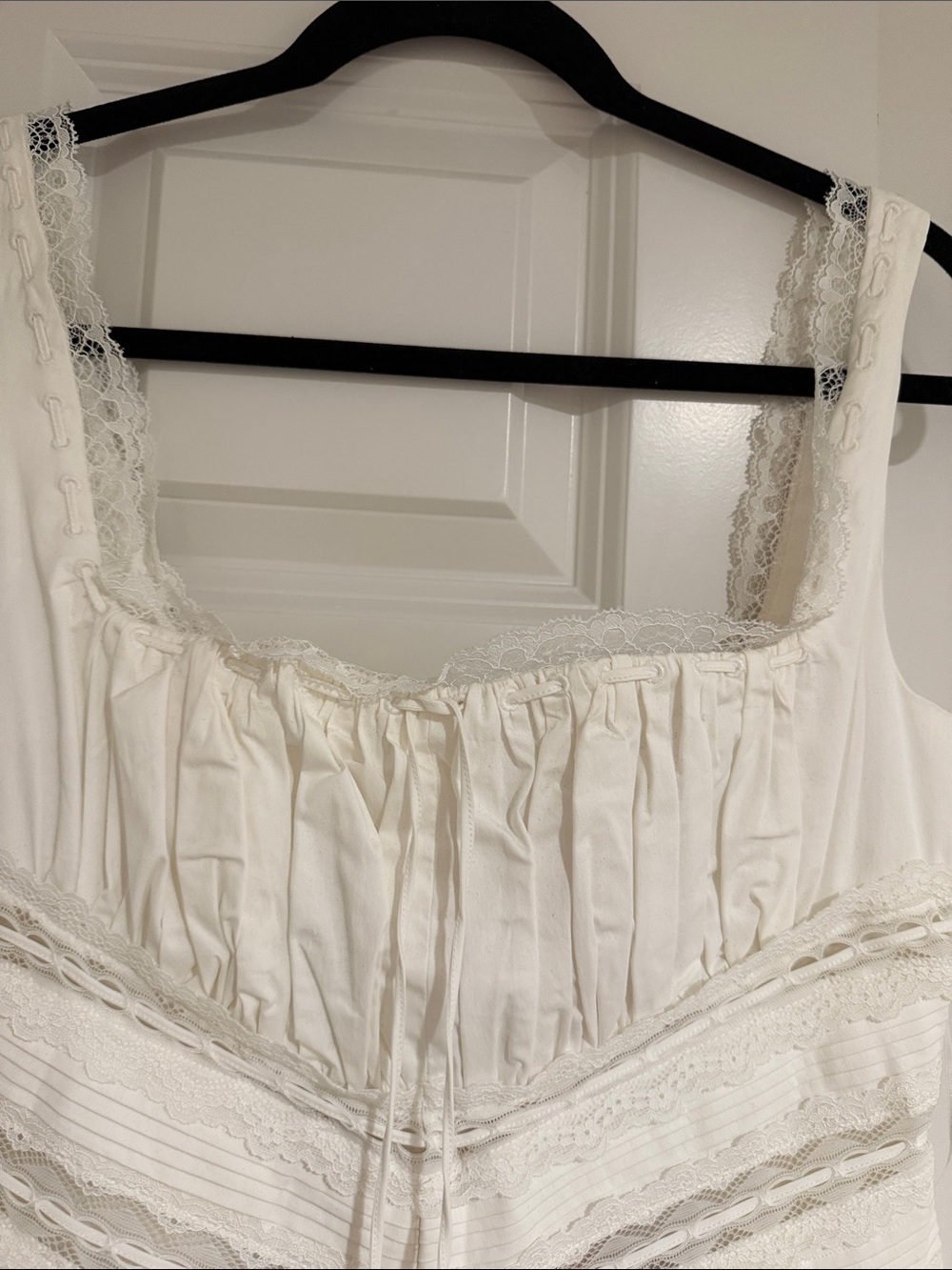 House of CB White Mini Dress with Lace Corset Bodice - Picture 5 of 10